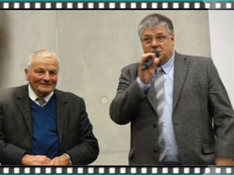 Gilbert Pmendrant and France Dutard, vice-president of the Conseil Gnral de la Dordogne and mayor of Meyrals