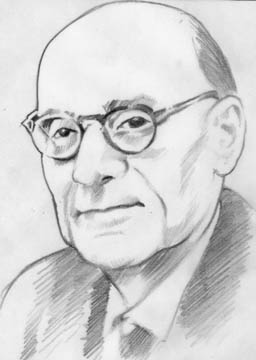 Portrait of Louis Delluc (1894-1978) by Jacques Saraben